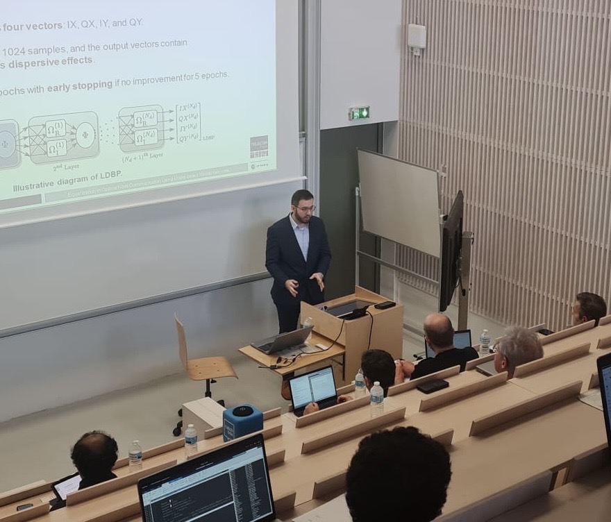 Mohannad Abu-Romoh presenting at his PhD defense